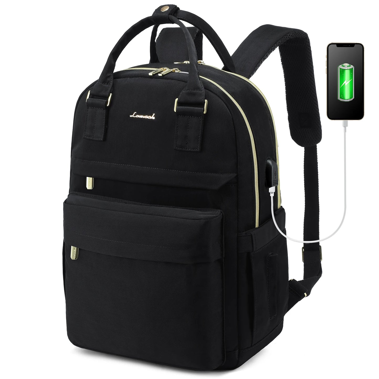 Sac à dos femme LOVEVOOK 15.6"/17" élégant et pratique