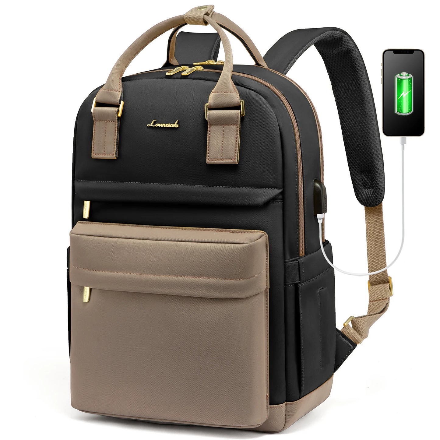 Sac à dos femme LOVEVOOK 15.6"/17" élégant et pratique