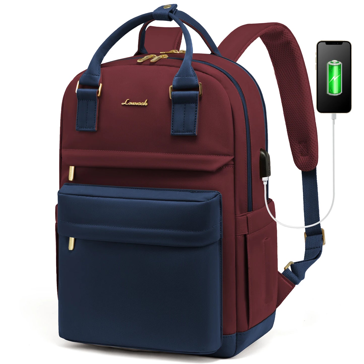 Sac à dos femme LOVEVOOK 15.6"/17" élégant et pratique