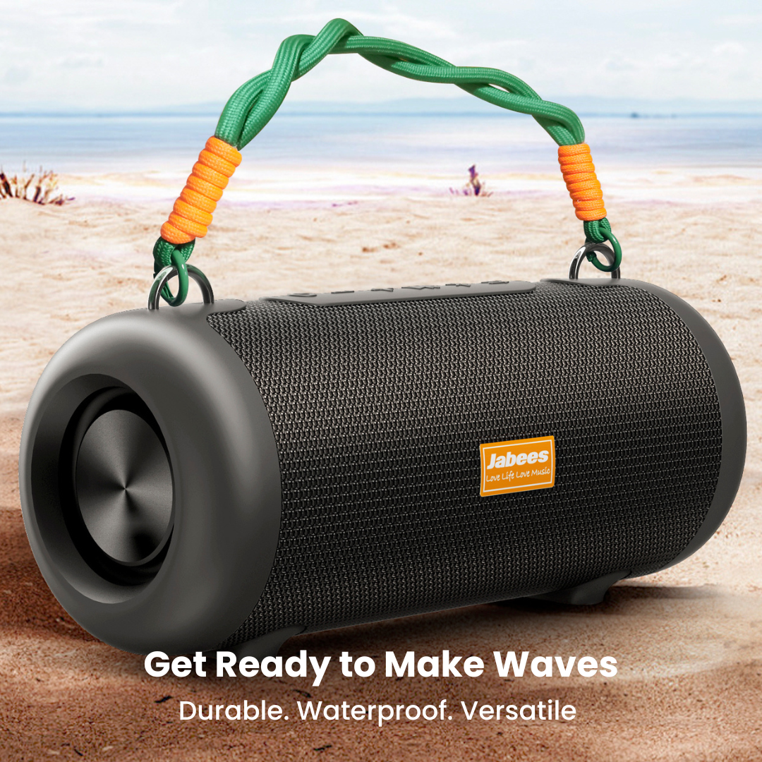 WHALE With Nylon Strap – Bluetooth IPX7 Waterproof Portable Outdoor Speaker