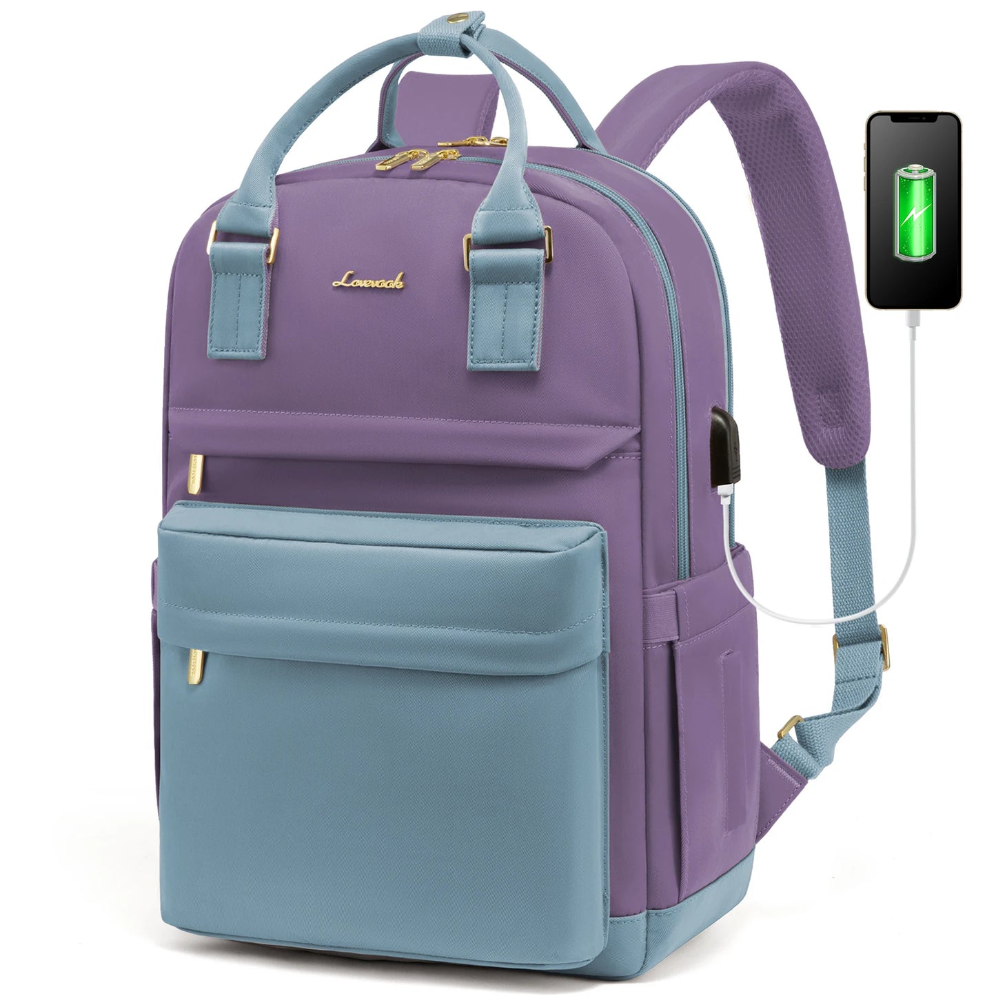 Sac à dos femme LOVEVOOK 15.6"/17" élégant et pratique