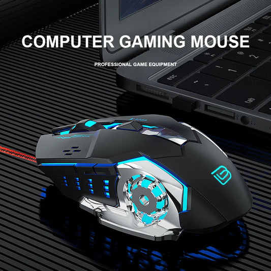 Souris Gaming RGB Filaire Haute Précision – Design Ergonomique