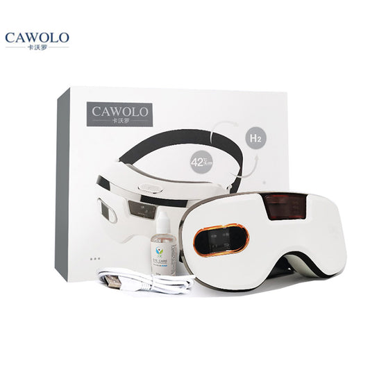Masque de Massage pour les Yeux Chauffant & Vibrant - Relaxation et Anti-Fatigue