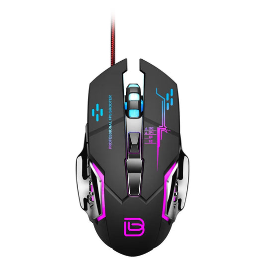 Souris Gaming RGB Filaire Haute Précision – Design Ergonomique