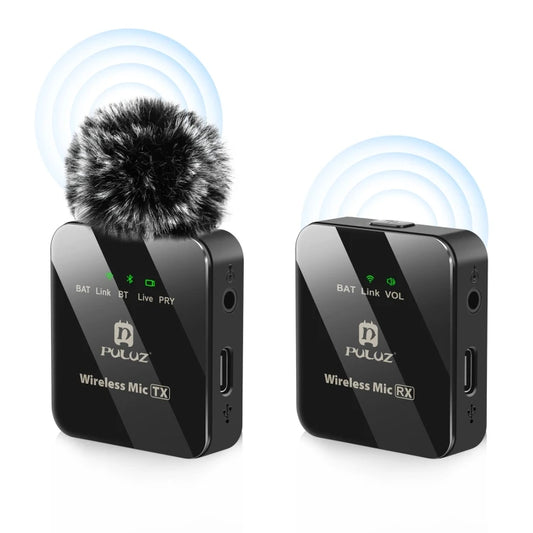 Factory Hot Selling PULUZ Wireless Lavalier Microphone - 1 TX 1 RX Set, 10Hrs