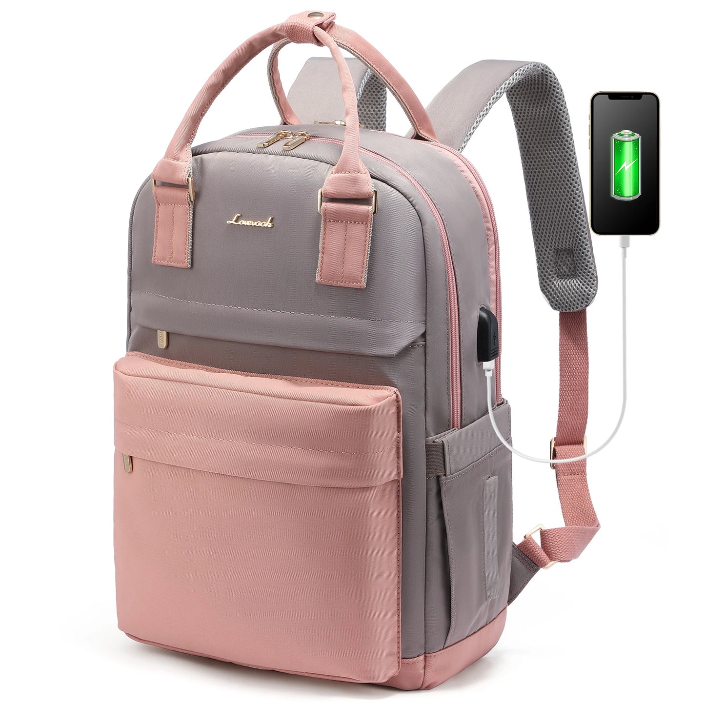 Sac à dos femme LOVEVOOK 15.6"/17" élégant et pratique