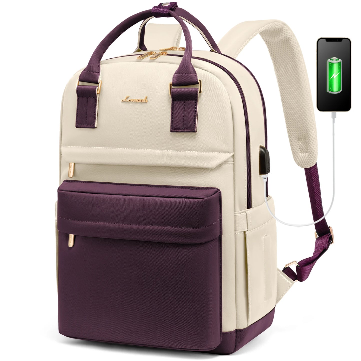 Sac à dos femme LOVEVOOK 15.6"/17" élégant et pratique