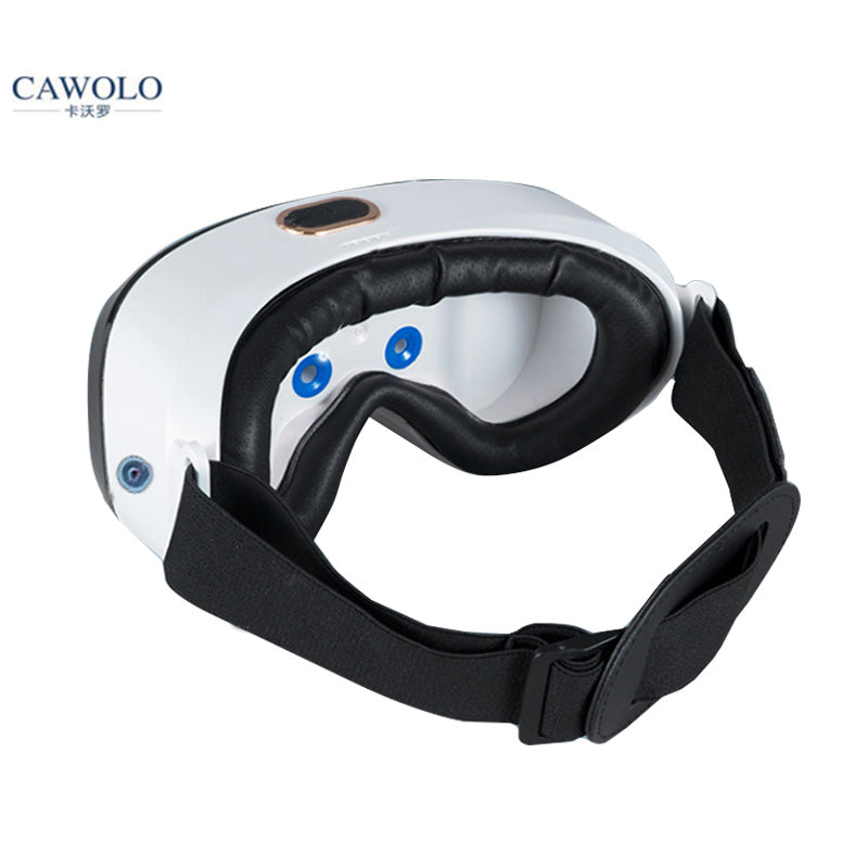Masque de Massage pour les Yeux Chauffant & Vibrant - Relaxation et Anti-Fatigue