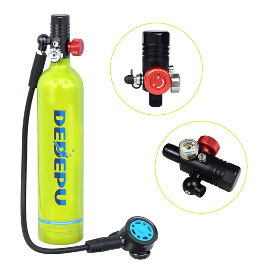 DEDEPU Set Mini Scuba Sports Water Bottles Air Cylinder Breath Underwater for 15 to 25 Minutes Wholesale Dive Equipment