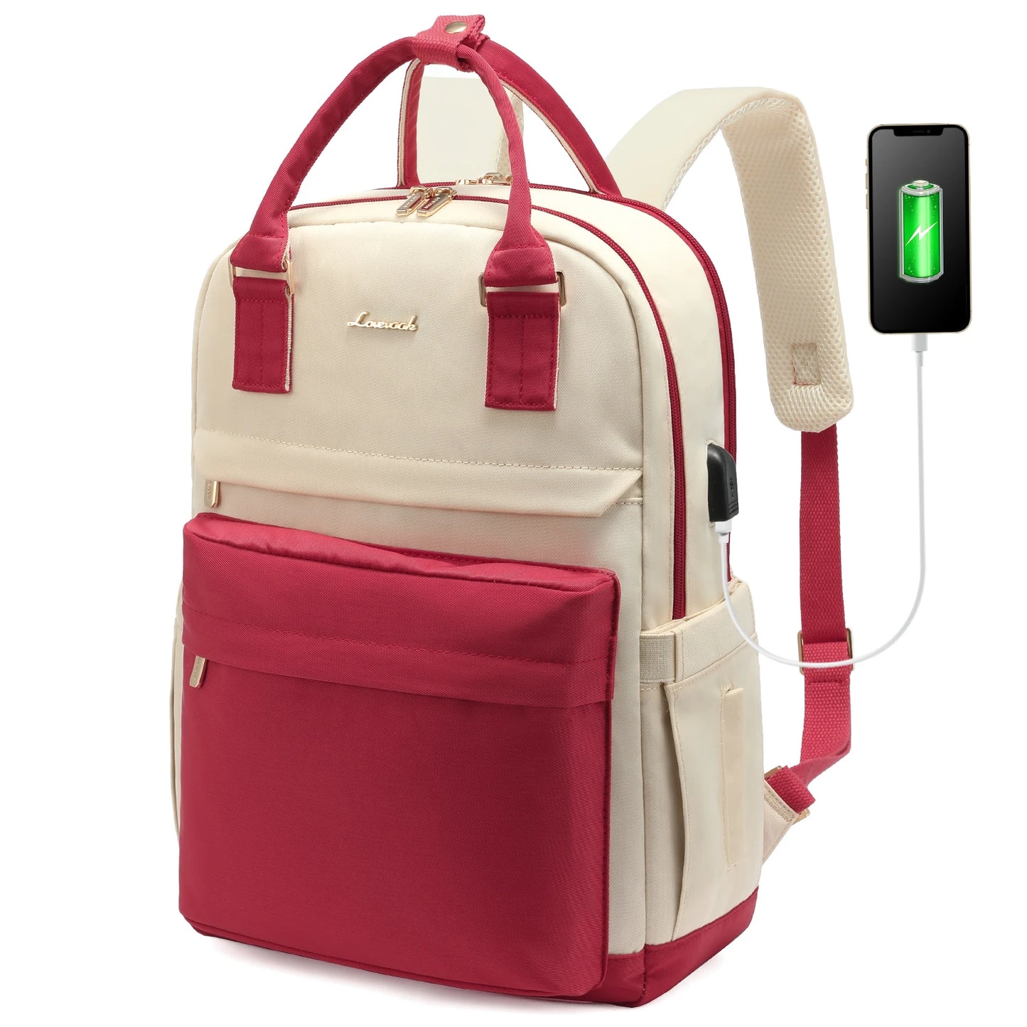 Sac à dos femme LOVEVOOK 15.6"/17" élégant et pratique