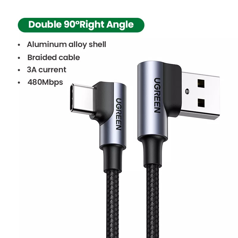 USLION Câble Magnétique USB Type C – Charge et Sync 3A