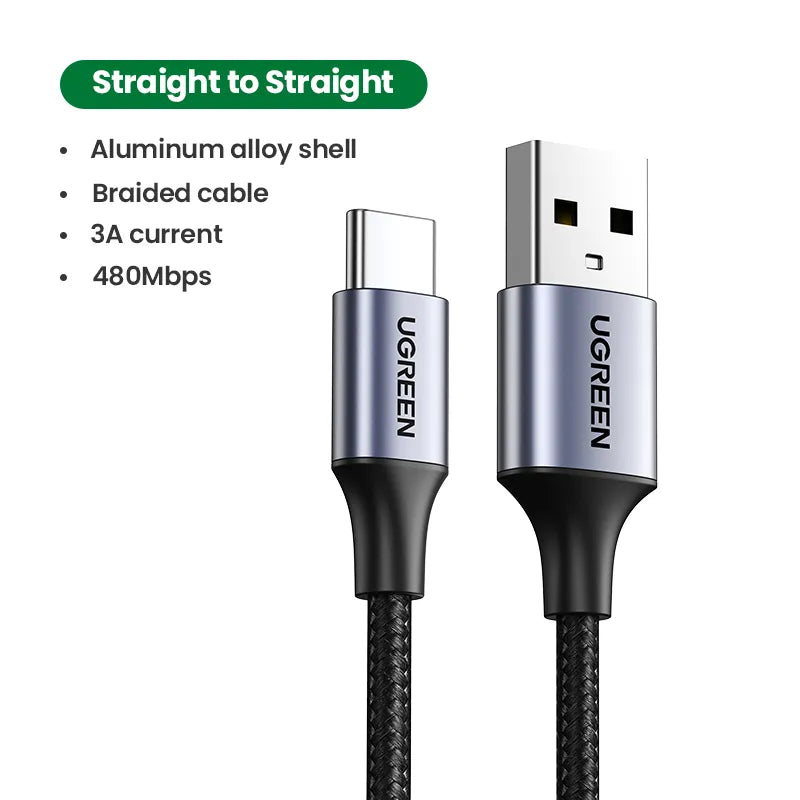 USLION Câble Magnétique USB Type C – Charge et Sync 3A