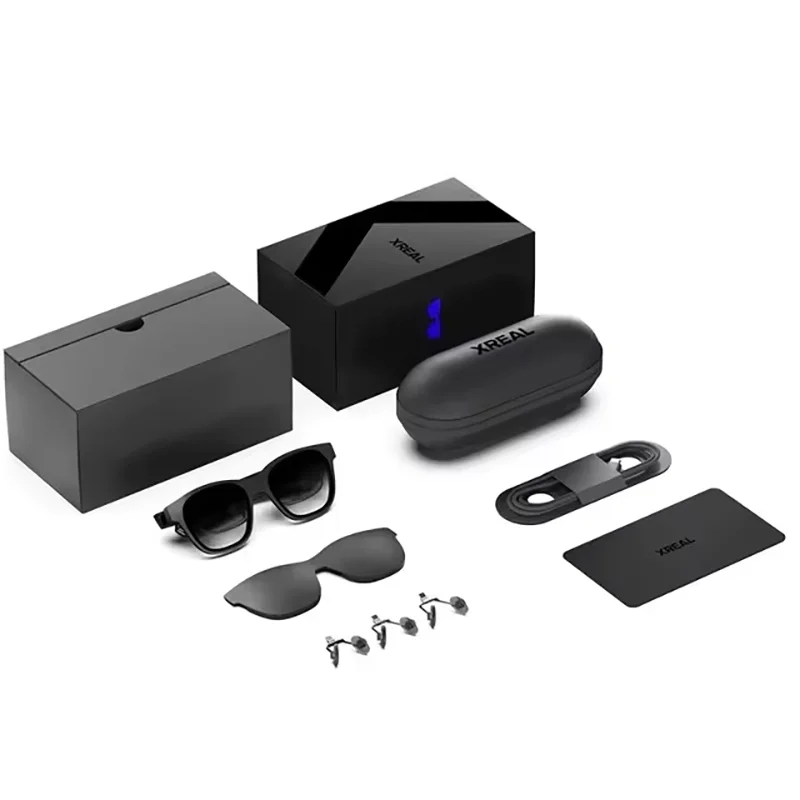 XREAL Air 2 Smart AR Glasses, Nreal Air2, Up to 330" Wearable Display With All-Day Comfort 72g 120Hz 1080P Virtual Smart Glasses